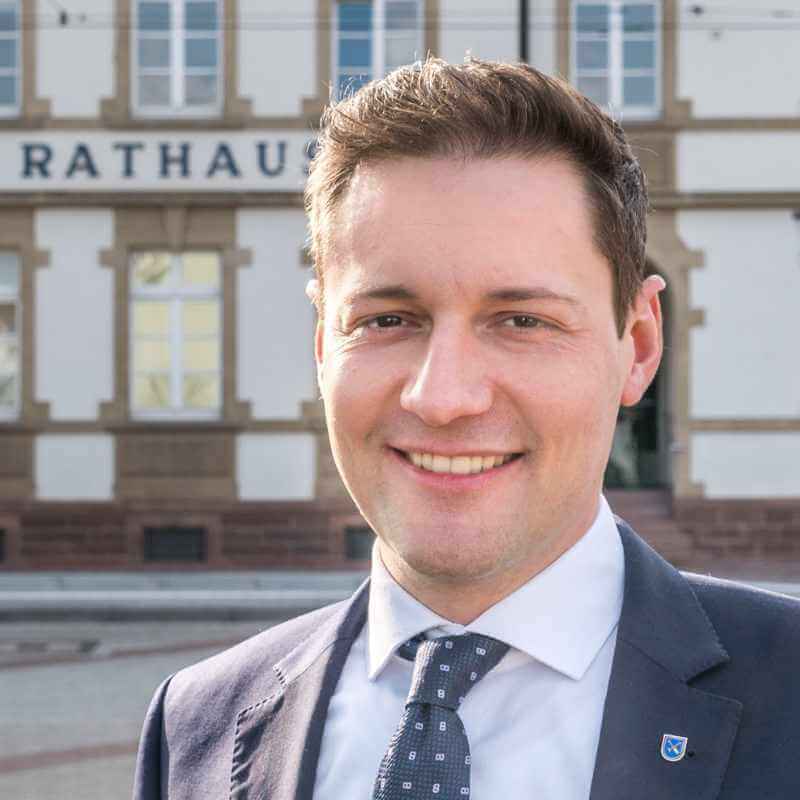 Schirmherr von Müllennium - Bürgermeister Michael Möslang aus Linkenheim-Hochstetten