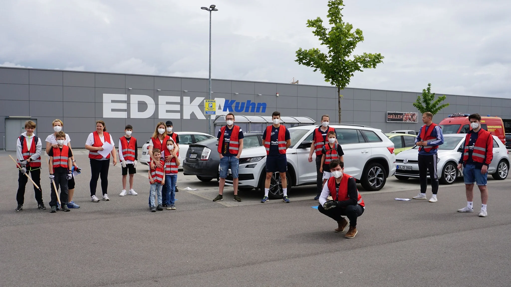 Muellhelden Linkenheim-Hochstetten - erste Sammelaktion